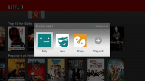 netflix dk profiler