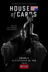 house of cards poster plakat netflix danmark