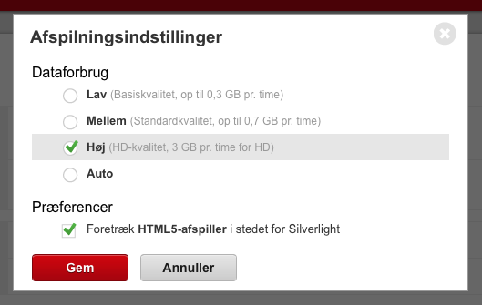 netflix html5 afspiller dk