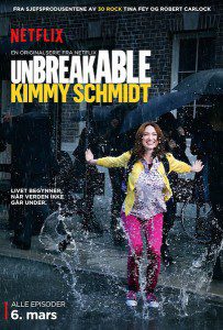 unbreakable kimmy schimidt plakat trailer netflix danmark