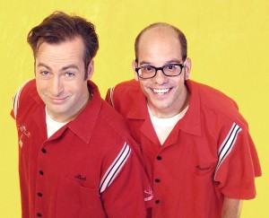Bob Odenkirk and David Cross in Mr. Show With Bob and David.