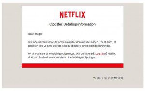 netflix spam danmark
