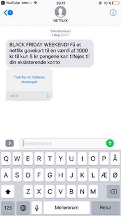netflix-spam-sms-besked-tilbud-black-friday