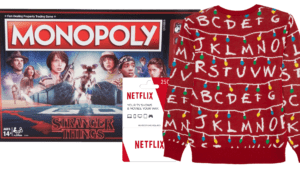 Vind Netflix-gavekort og ‘Stranger Things’ merchandise
