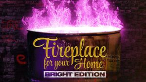 A Home Fireplace: Bright Edition