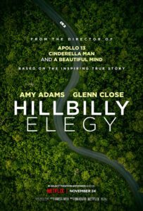 Hillbilly Elegy Melodramatisk storfilm med Amy Adams og Glenn Close