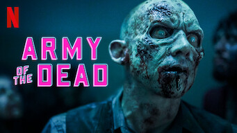 Army of the Dead Se Army of the Dead på Netflix