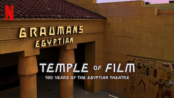 Temple of Film: 100 Years of the Egyptian Theatre Temple of Film: 100 Years of the Egyptian Theatre på Netflix