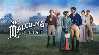Mr. Malcolm’s List Netflix