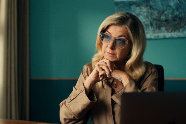 Mango. Paprika Steen as Joan in Mango. Cr. Courtesy of Netflix © 2024