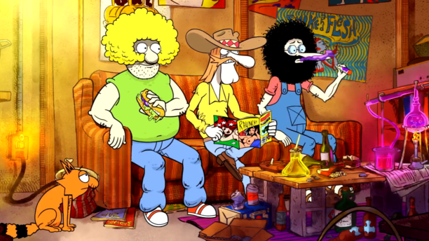 Kult-animationsserien ‘The Freak Brothers’ lander på Netflix